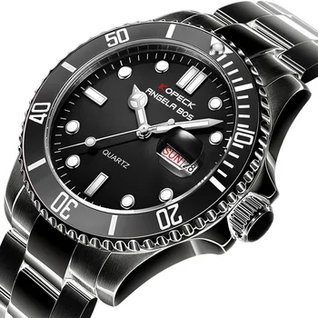 

Mens Watches Top Luxury Rolexable Fashion Casual Date Display Watches Business Men Dress Wristwatch Full Steel Male Clock
