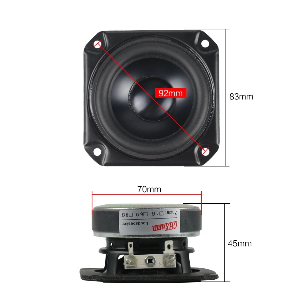 3 inch 40w 4 ohm full range speaker