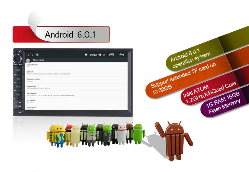 Excellent Newest Android 6.0.1 Double 2 Din Lollipop 7" Universal Car Radio Quad Core Head Unit 1024*600 HD Car GPS Navigation+Rear Camera 1 Excellent Newest Android 6.0.1 Double 2 Din Lollipop 7" Universal Car Radio Quad Core Head Unit 1024*600 HD Car GPS Navigation+Rear Camera 1