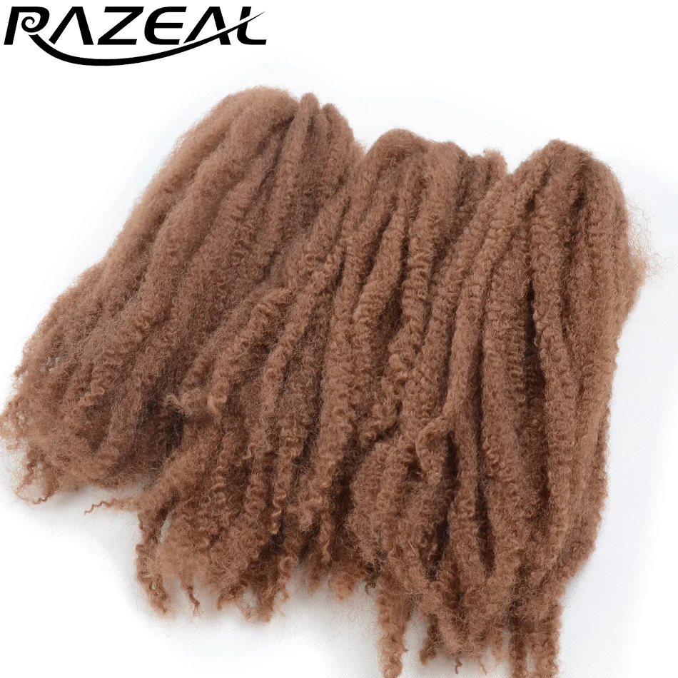Razeal 5 шт. 18 ''65 г вязание крючком оплетка Marly косы волосы афро Твист синтетические плетеные волосы для наращивания высокотемпературное волокно