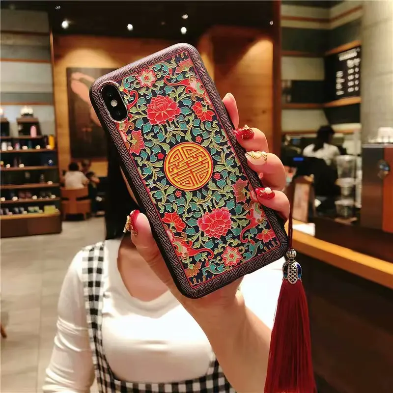 relief Lace Roses Flower case for iphone (23)