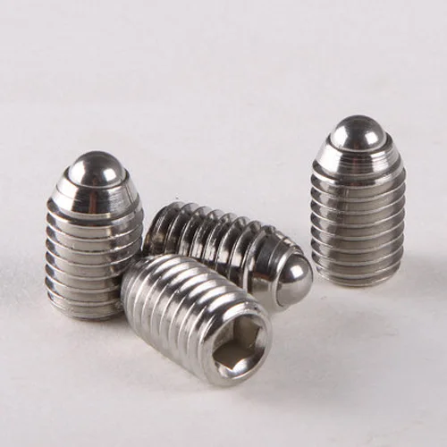 

10PCS M3 M4 allen non-head screws pins grubs ball plunger positioning pin screw grub stainless steel 6mm-16mm length