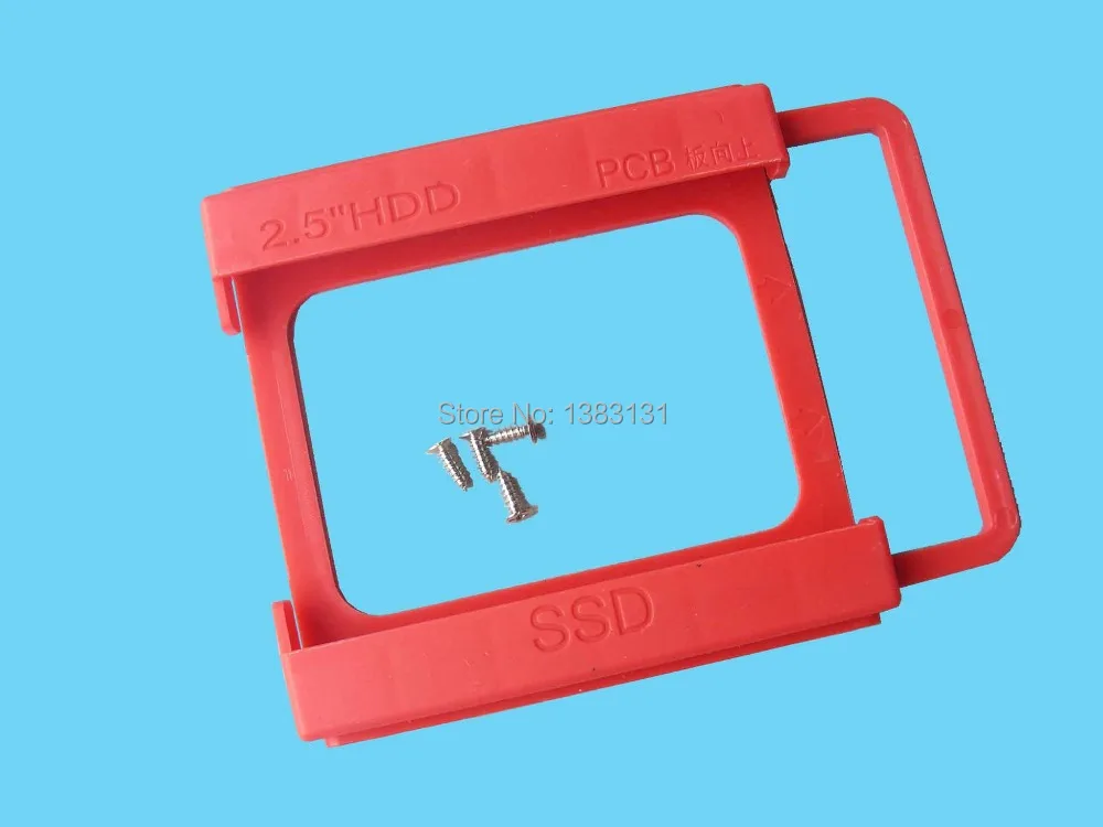 

New 2.5 to 3.5 Adapter Bracket SSD HDD Notebook Mounting Tray Caddy Bay CAN FREE SHIPPING