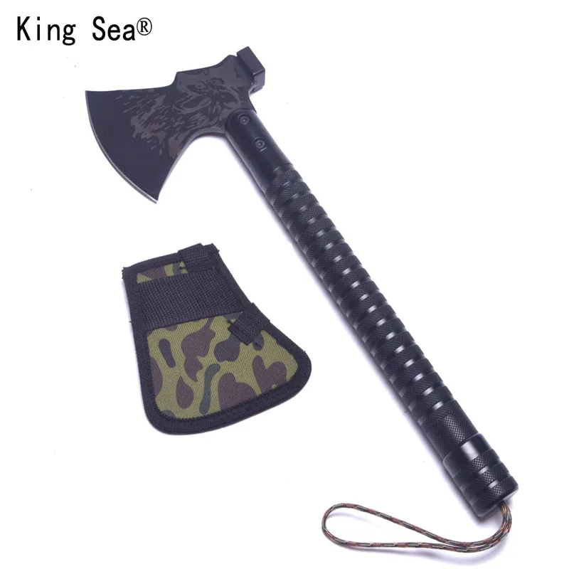 King Sea Axe открытый разборный топор для кемпинга складной алюминиевый сплав Томагавк топор Многофункциональный топор для выживания с ножом