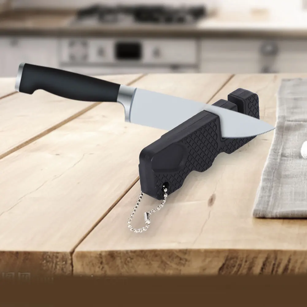 Портативный мини кухонный нож точильные инструменты аксессуары наружные ножи для кемпинга инструменты точилка для ножей 2 этапа