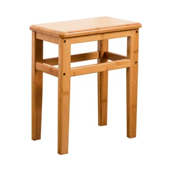 

Small Stool Solid Wood Bench Dining Table Stool Creative Dining Stool Fashion Low Square Wooden Stool Non-plastic