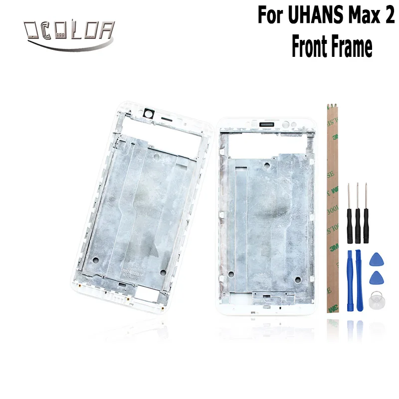 

ocolor For UHANS Max 2 Front Middle Frame 6.44 Inch For UHANS Max 2 Mobile Phone Housing Case Replacement Part With Tools