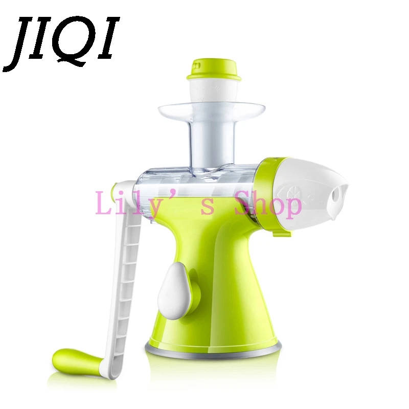 

Manually exprimidor slow juicer manual Squeezer multifunction ice cream making machine household fruit vegetable Juice Extractor