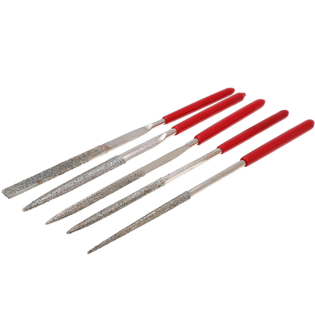 5pcs Woodworking Craft Rasp Files Needle Jewelry Metal Wood Carving Diamond Needles File Set 3 x140mm DIY Metal Filing Hand Tool