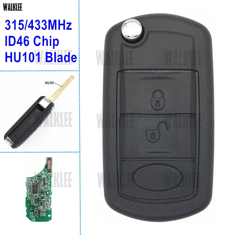

WALKLEE Car Remote Key for Land Rover Discovery 3 LR3 for Range Rover 315MHz or 434MHz
