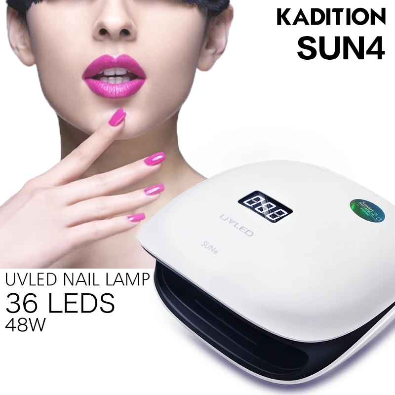 

KADITION 48W LED UV Lamp for Gel Polish Nails Dyer Led Lamp Gel 36 Leds UV Nail Dryers Manicure for Machine Tools Nail Art Dry