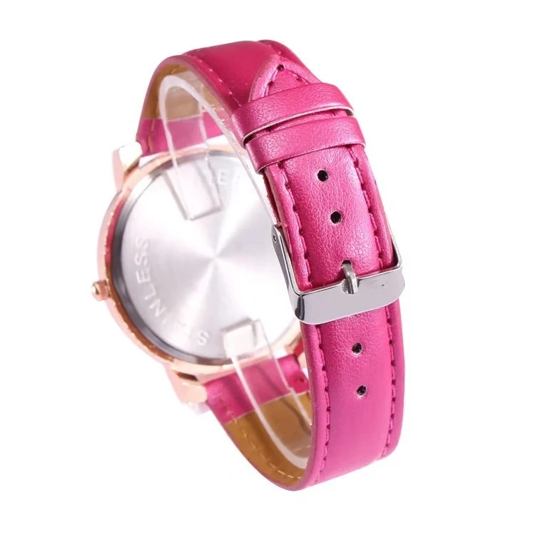 Детские Модные Мультяшные персональные женские часы KT с ремешком, бриллиантовые британские студенческие часы