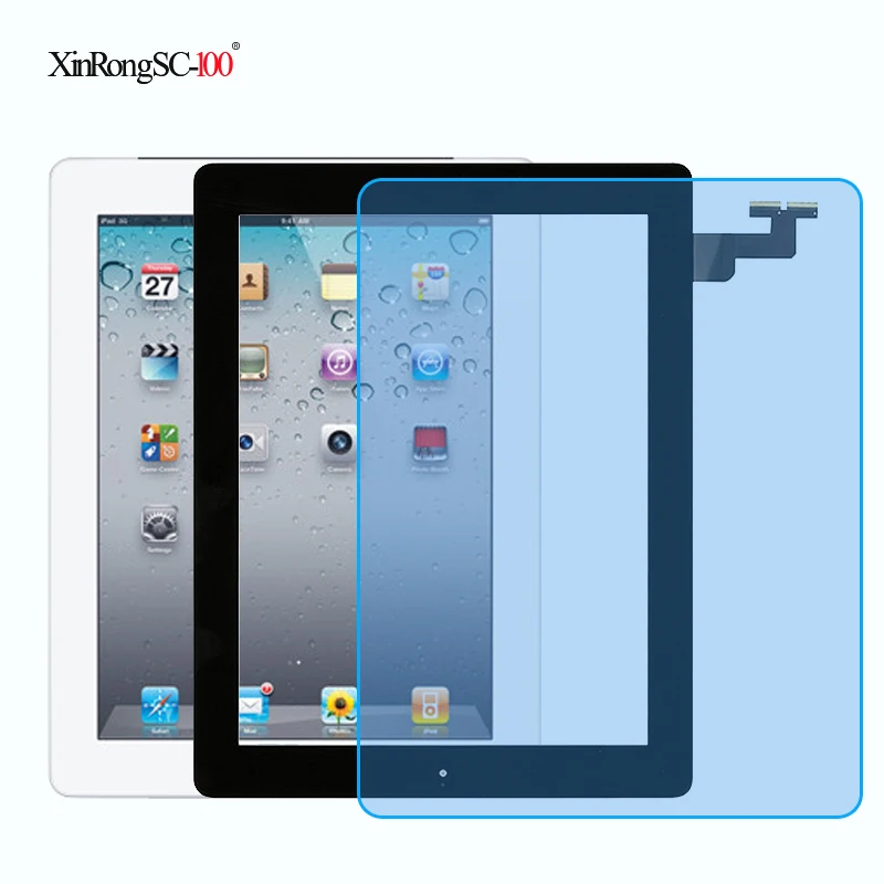 Для 9," iPad 2 2nd Gen A1395 A1396 A1397 9,7 дюймов ЖК Внешний сенсорный экран дигитайзер передняя стеклянная панель+ клавишная кнопка