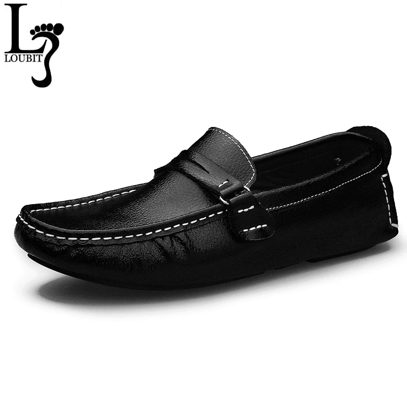

Big Size Men Loafers Shoes Leather 2020 Fashion Men casual Shoes Men Flats Slip On Plus Size 38-48 Men's Moccasins Flats