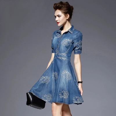 denim designer dresses