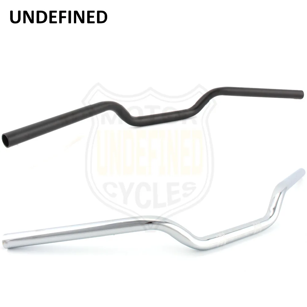 

UNDEFINED 7/8" 22mm Universal Motorcycle Steel Black&Chrome European Style Bar Handlebar For Honda Kawasaki Suzuki Yamaha Harley
