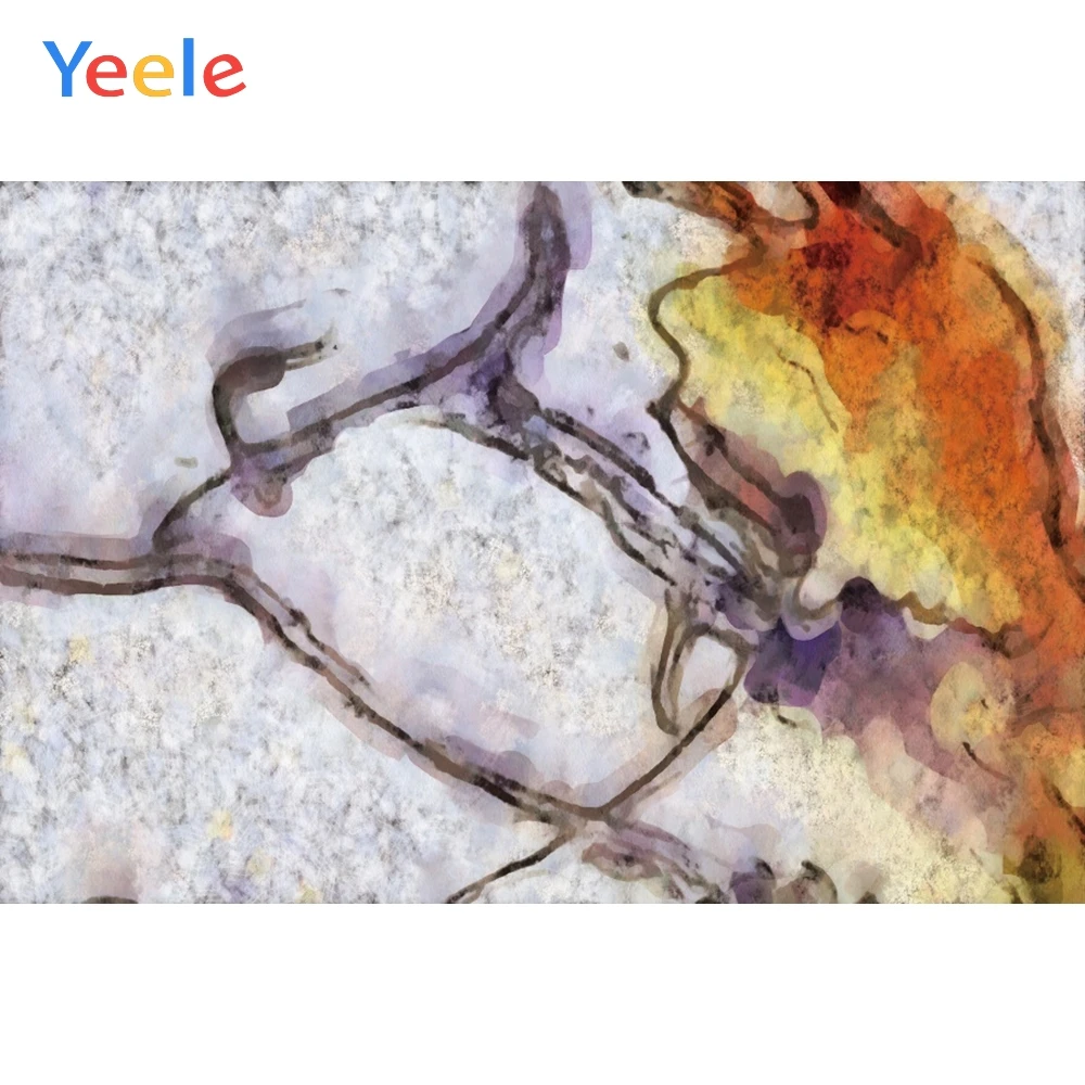 

Yeele Wallpaper Water-color Graffiti Tortoise Sea Photography Backdrops Personalized Photographic Backgrounds For Photo Studio