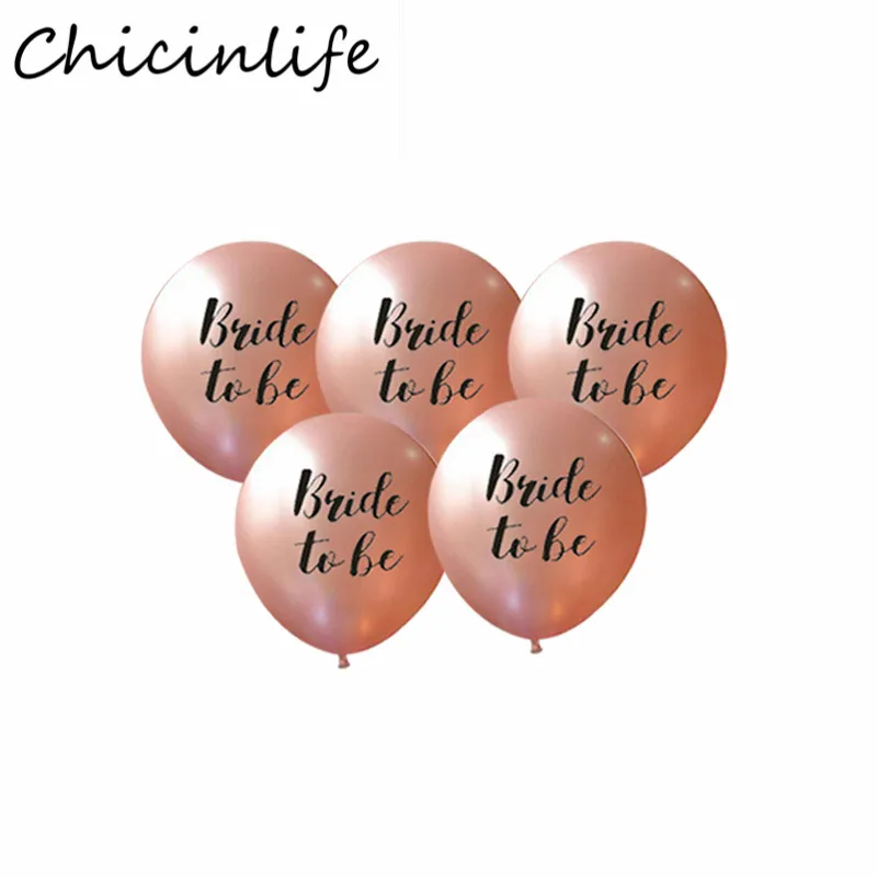 Chicinlife 10 дюймов 10 шт., латексные шары для невесты, девичника, вечерние, свадебные украшения