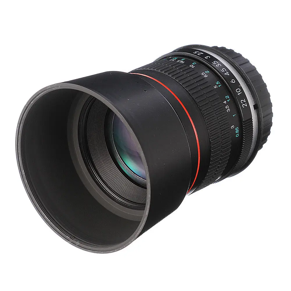 85 мм F/1,8 ручная фокусировка объектив MF для цифровой однообъективной зеркальной камеры Canon EOS T6i T5i T3i 5D 6D 7D Mark II 70D 80D Камера