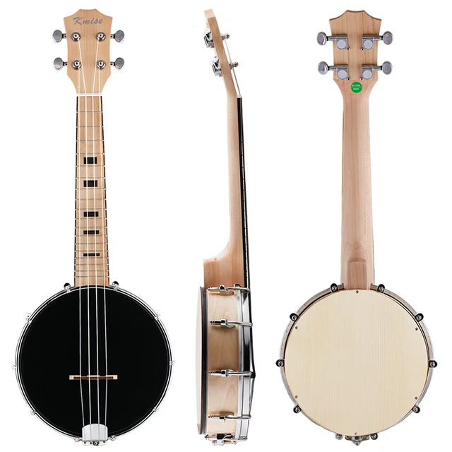 Kmise 4 String Banjo Ukulele Uke Concert 23 Inch Maple Wood 4 String Musical Instrumentsin