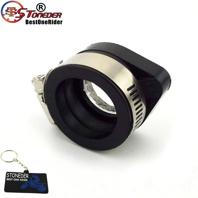 

STONEDER Intake Mainfold Adapter Boot Rubber Pipe Flange For Mikuni VM24 Keihin PE24 PE26 PE28 OKO Carburetor Pit Dirt Bike