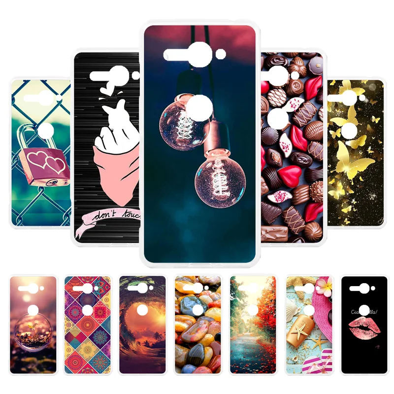 

Vanveet Soft Painted Case For Sony Xperia XZ2 Compact Case For Sony XZ2 Compact XZ2 mini Case Silicone Back Fundas Coque Housing