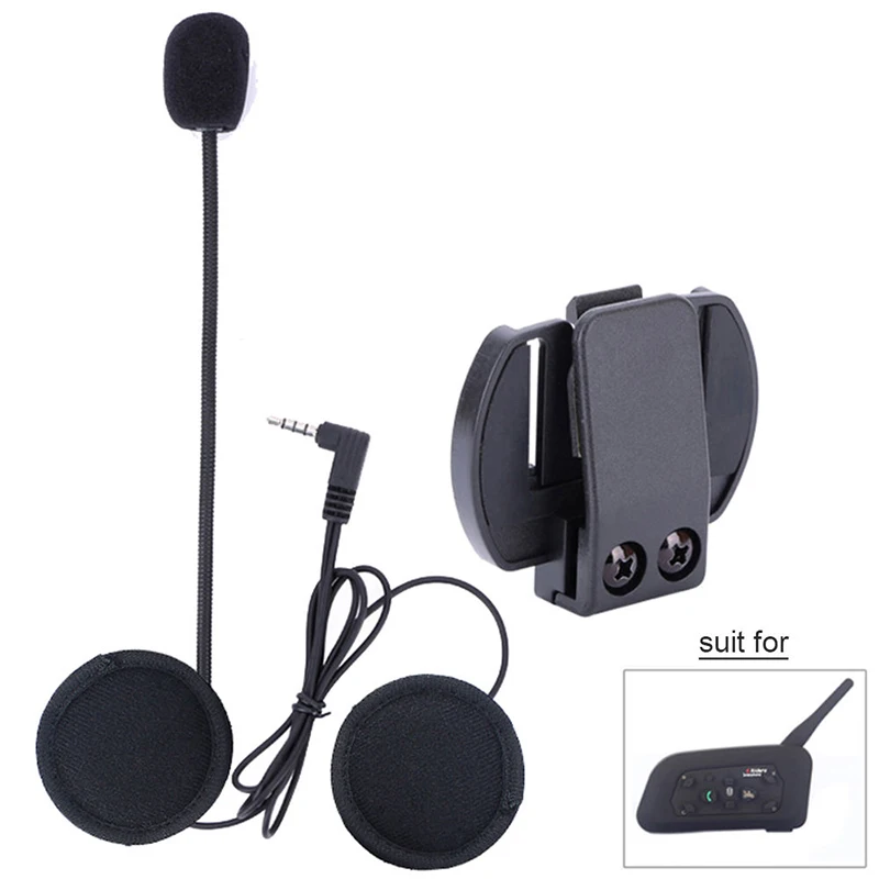 

Speaker Clip mount V6&V4 Motorcycle Interphone Backup Headphone Pro Device Wired Mic Bluetooth Intercom Holder