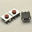 6x6x3.1mm smd 5pin red copper button