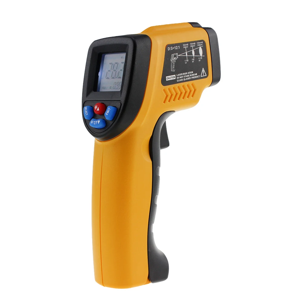 Buy 50 to 380 C Digital Thermometer Infrared IR Laser