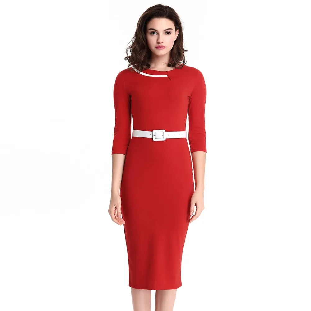 Business Dresses Red