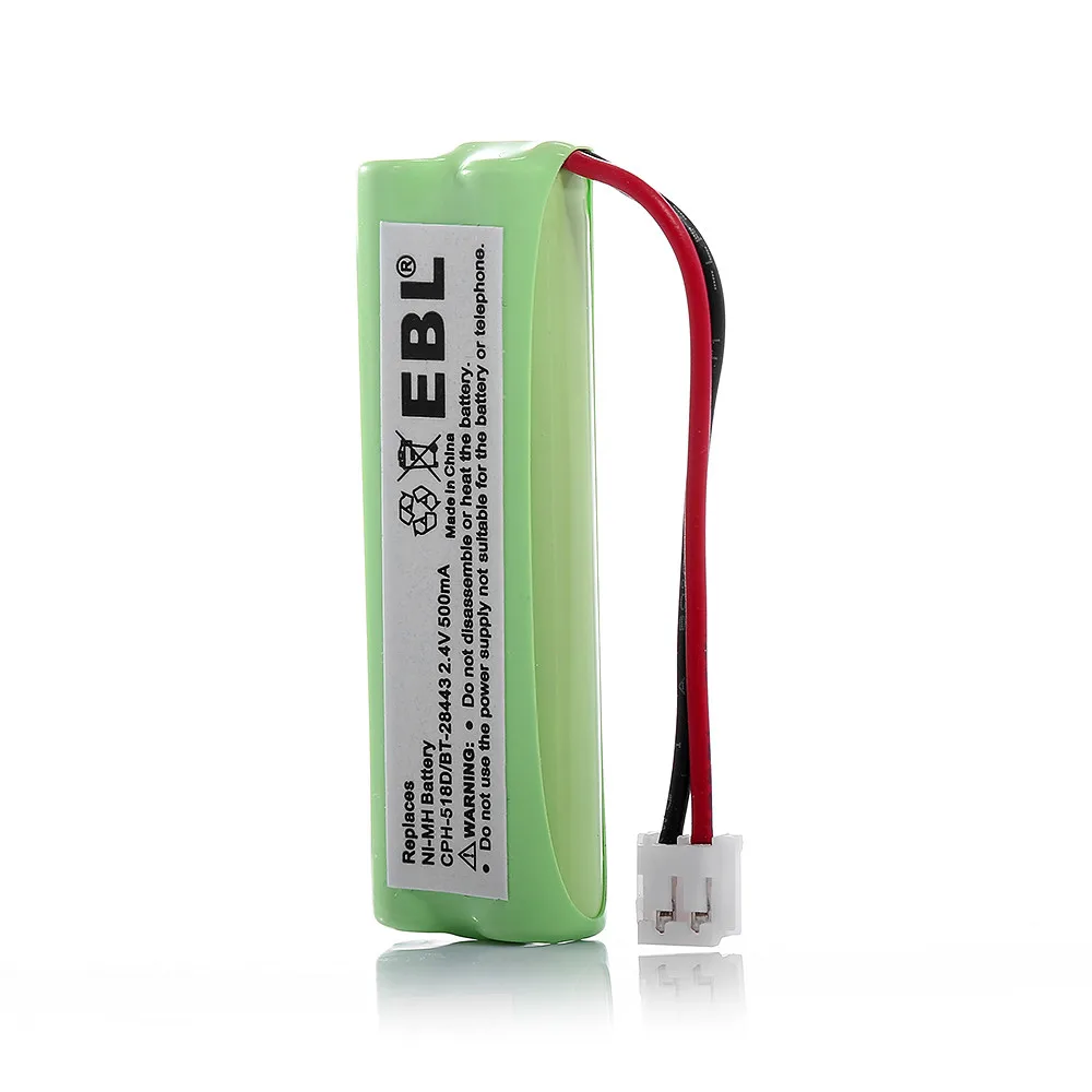 EBL 500mAh 2 4 v сменный никель металлогидридный Аккумулятор для Vtech Аккумуляторы