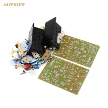 2PCS QUAD405 Clone Power amplifier DIY Kit with MJ15024+Angle aluminum (2 channel)