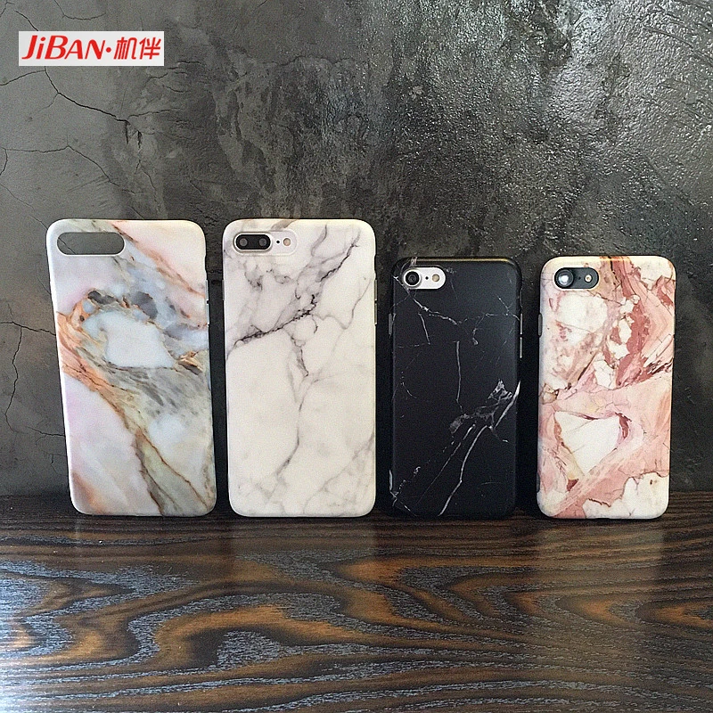 JiBan Marble Rock Stone Texture Pattern Back Cover for iphone 6 6s