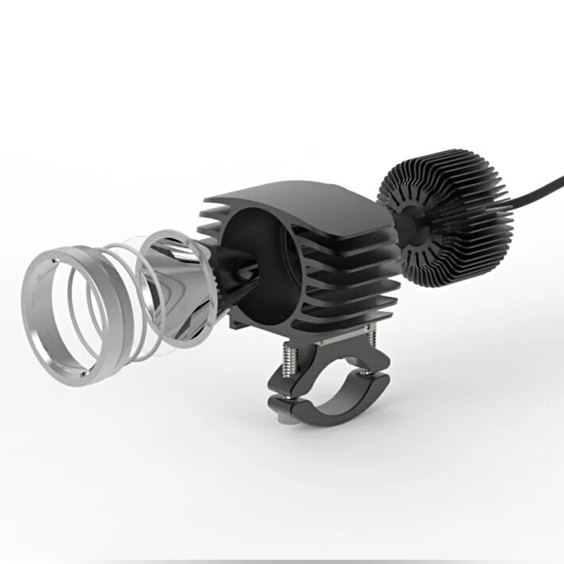 CNSUNNYLIGHT Motorcycle LED Headlight Spotlight 18W 2700Lm Super Bright White Moto Fog DRL Headlamp Hunting Driving Spot Lights (9)