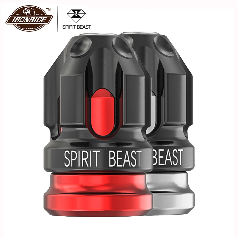 

SPIRIT BEAST Motorcycle Car Tires Wheel Valve Cap Dust Cover Car Styling for Universal Cars Motorcycle Decorative