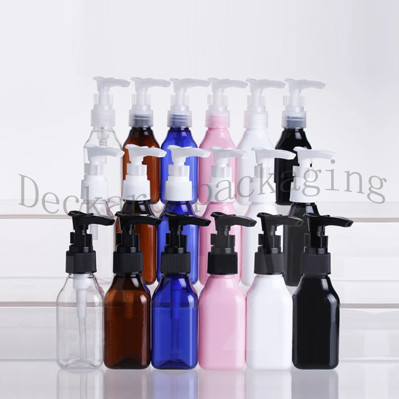 50pcs 50ml Multicolor Cleansing oil pump Bottles Liquid Lotion Pump