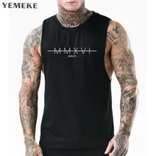 Г. модные брендовые Фитнес Бодибилдинг Racerback Безрукавки для женщин Для мужчин Фитнес жилет без рукавов хлопок фуфайки вздох мышцы рубашка