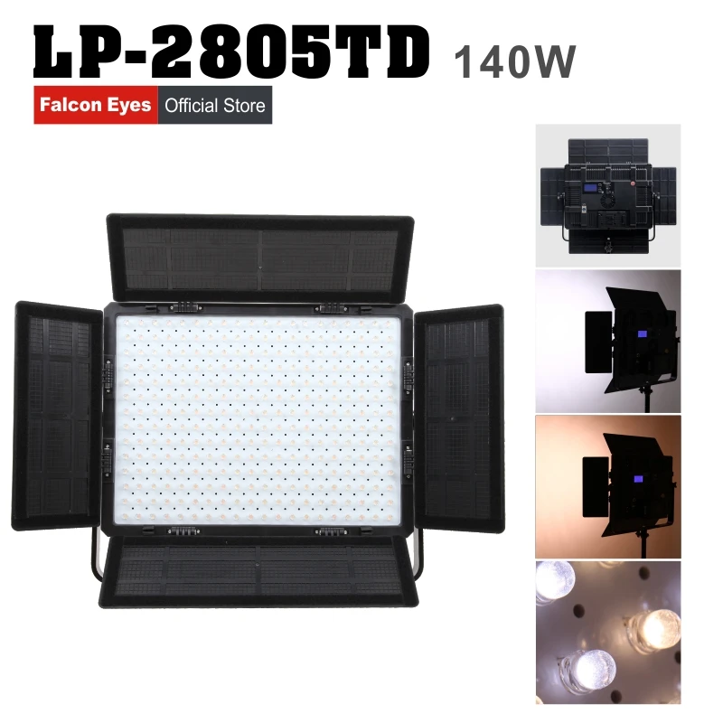

Falcon EYES photographic lighting camera continuous external racket light-up lamp studio movie Light LP-2805TD/TDX CD15 T02
