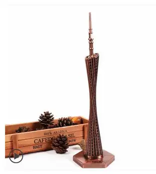 

Landmark Model alloy of landmark building Small pagoda Tour Keepsake Ornament friends decoration Home sculpture statue