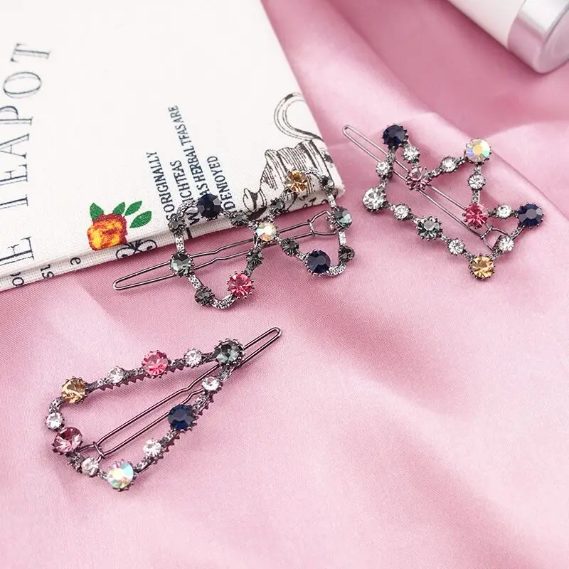 

Fashion crystal Hair Barrette Hairpins Hair Clips Accessories Ornaments for Women Girls Hairgrip Hair Clamp Hairclip Headwear