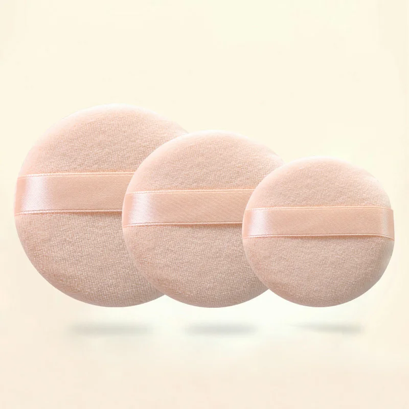 New Round Shape BB Cream Powder Puff Portable Soft Cosmetic Puff Makeup Foundation Sponge For Women 3 Size Optional - Color: S