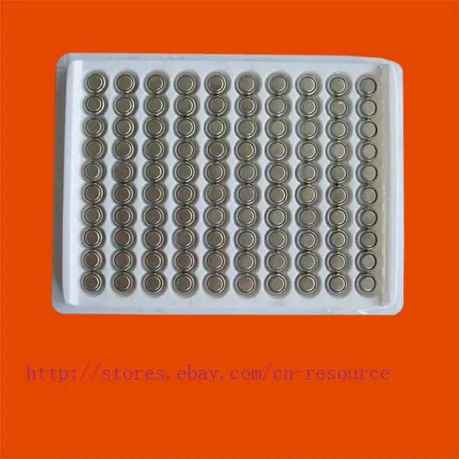 

NEW 100 X AG3 LR41 392 Button Cell Battery in tray