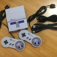 Супер HD HDMI выход SNES Ретро Классический Портативный Видео игровой плеер ТВ мини игровая консоль встроенный 21 игры с двойным геймпадом