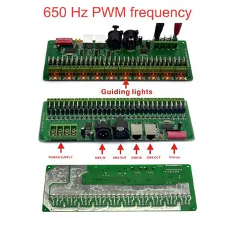 

30 channel DMX decoder & driver 60A DC12-24V best DMX 512 controller panel for RGB led lights