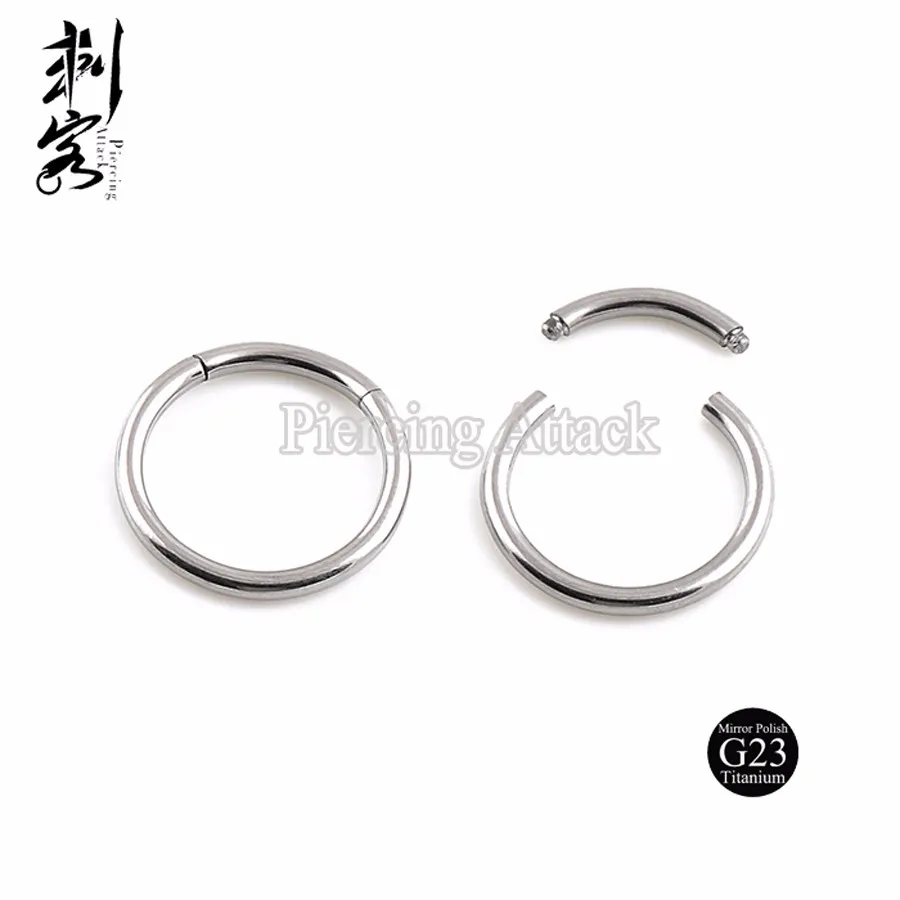 Us 14 4 Highly Polished G23 Titanium Body Jewelry 16 Gauge Titanium Segment Stud Earrings Captive Stud Earrings Earring Studs Earringsearrings