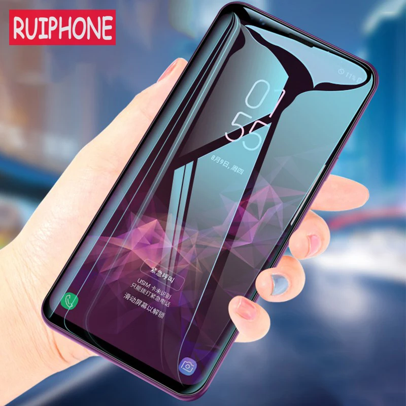 Для Samsung Galaxy S9 S8 Plus защита для экрана 5D 9H закаленное стекло RUIPHONE Note8 Note9 Защитная