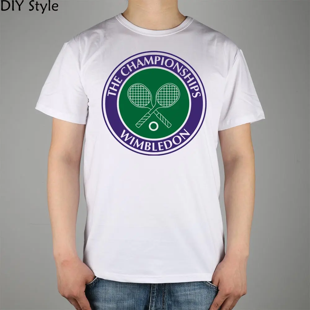 Футболка Wimbledon Grand Slam Мужская футболка из лайкры и хлопка новый дизайн|designer mens t