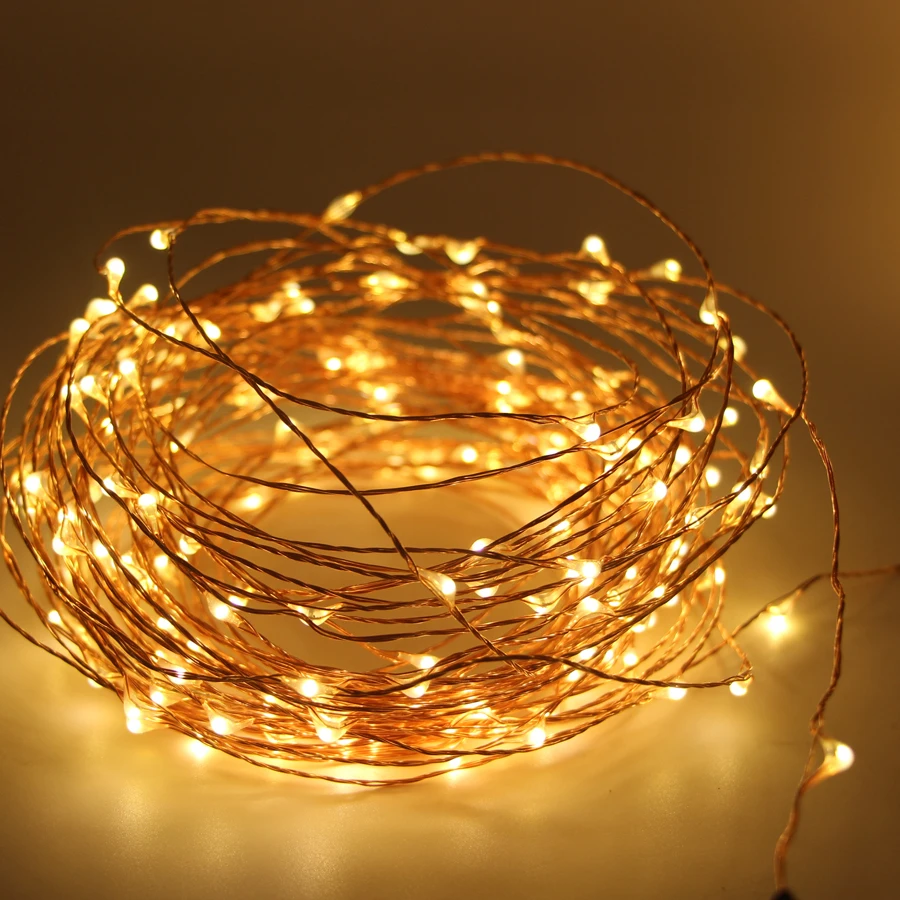 

led string DC 12V Micro Waterproof Lamp outdoor Copper Wire led string outdoor christmas Party Wedding Decoration 5M 10m 50m 20m