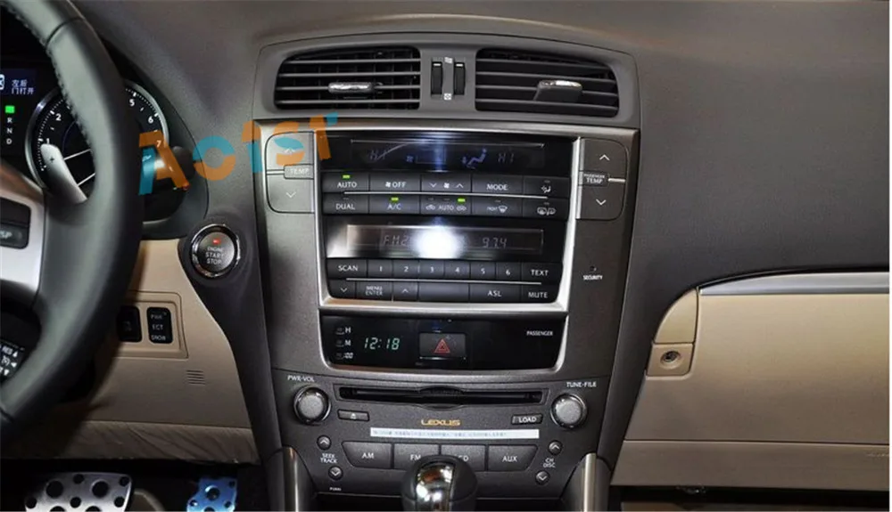 Excellent Tesla Style 12.1"BIG Screen Quad Core Android6.0 NO Car CD DVD Player Stereo GPS Navigation Radio Receive FOR Lexus IS 2004-2010 1
