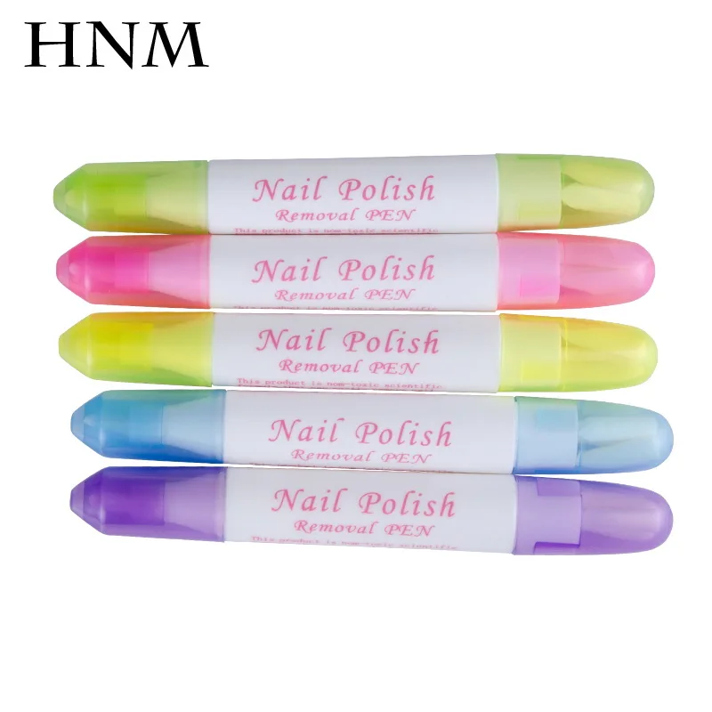 

5Pcs/Set Nail Polish Remover Pens 3 Cotton Heads Professional Corrector Pen Nail Art Cleaner Nail Art Mistake Tool Nails Glue